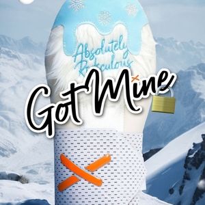 Absolutely ridiculous ABOMINABLE SNOWMAN SLIDING MITT